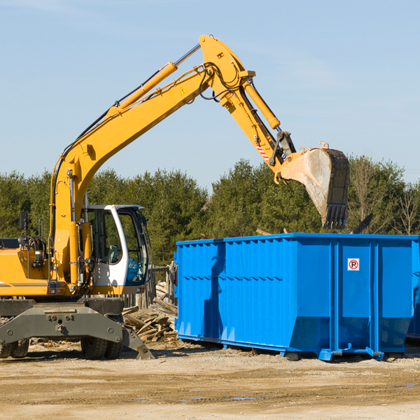 can i choose the location where the residential dumpster will be placed in Beaulieu MN